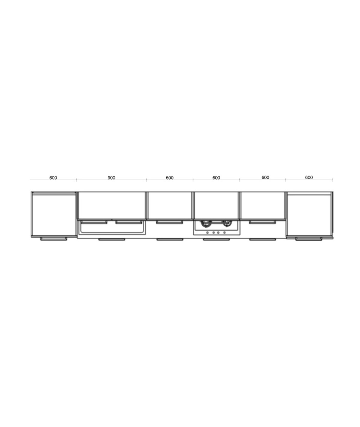 010 Cucina lineare
