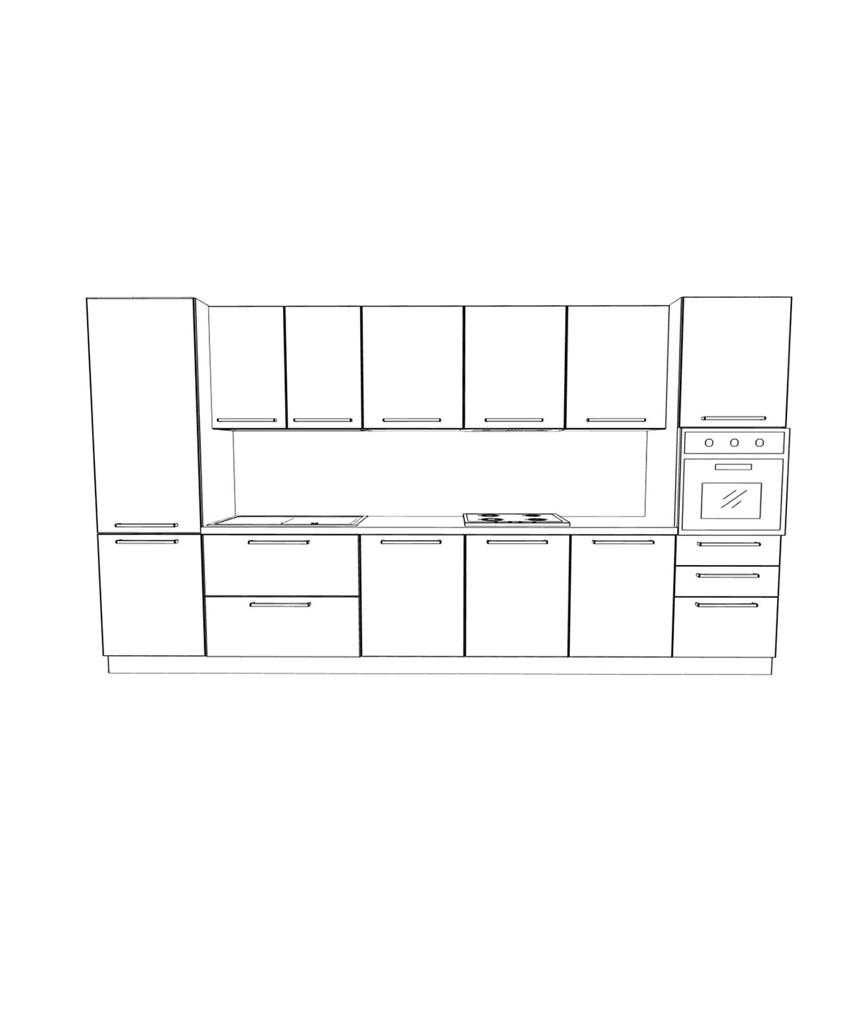 011 Cucina lineare