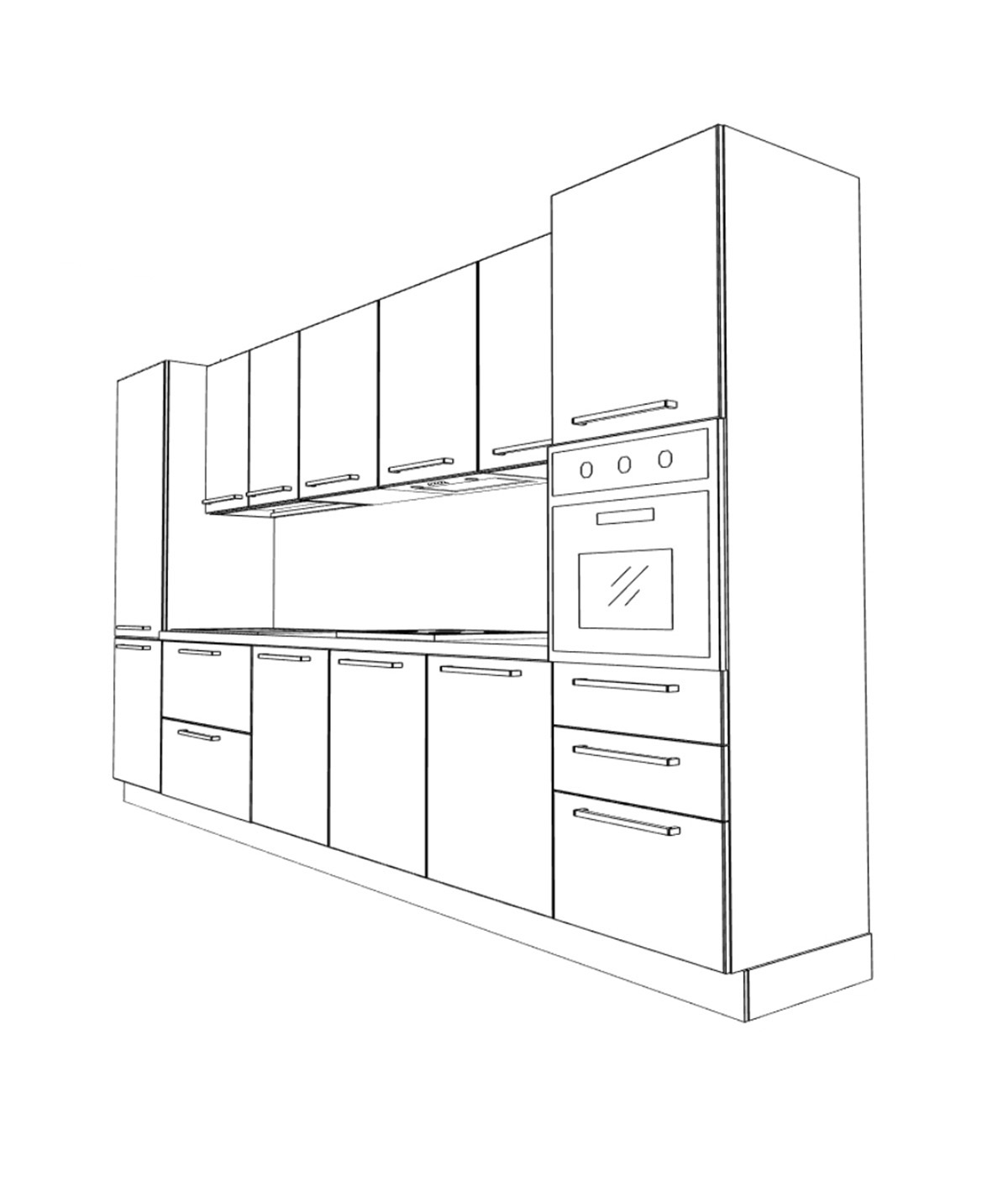 012 Cucina lineare
