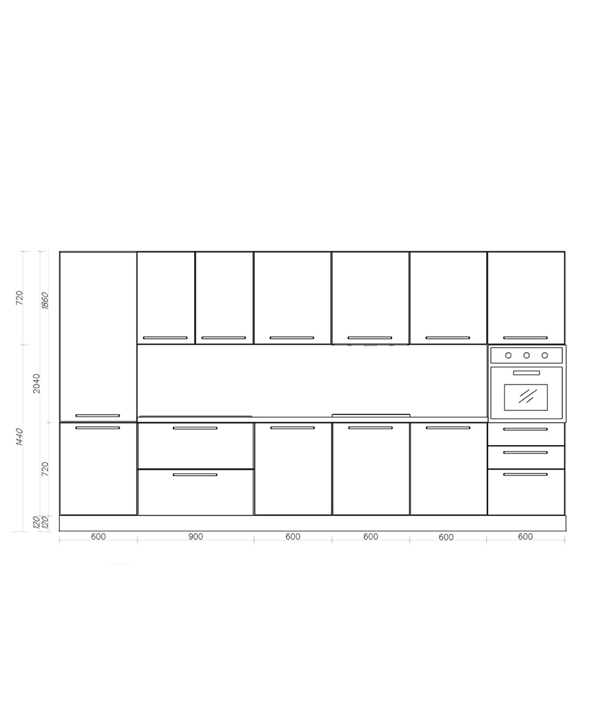 013 Cucina lineare